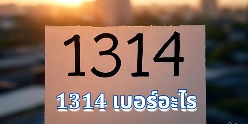 1314 เบอร์อะไร: ความหมายและความสำคัญในชีวิตประจำวัน