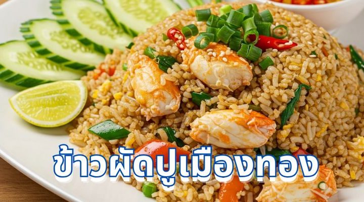อร่อยเด็ด! สูตรลับข้าวผัดปูเมืองทอง ทำง่ายเหมือนมืออาชีพ