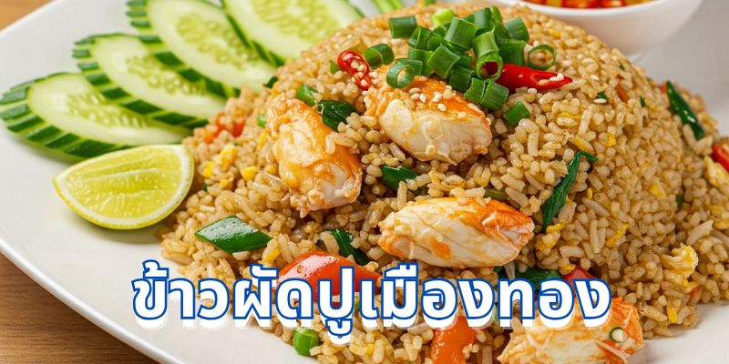 อร่อยเด็ด! สูตรลับข้าวผัดปูเมืองทอง ทำง่ายเหมือนมืออาชีพ