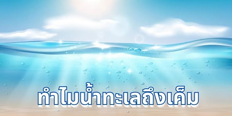 ความลึกลับของมหาสมุทร: ทำไมน้ําทะเลจึงมีรสเค็ม?