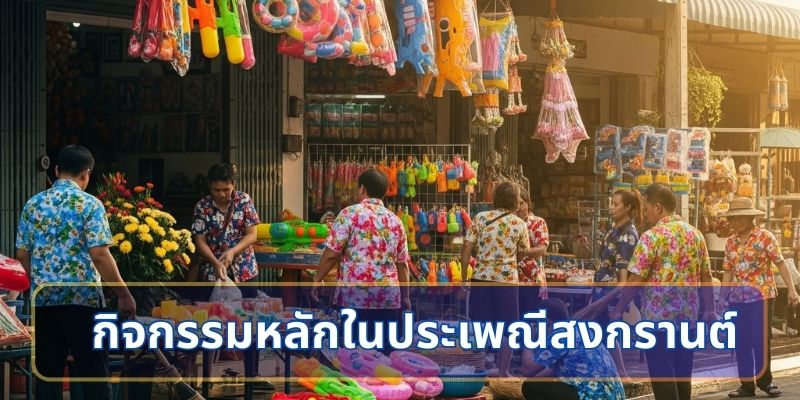 Các hoạt động chính trong truyền thống Songkran