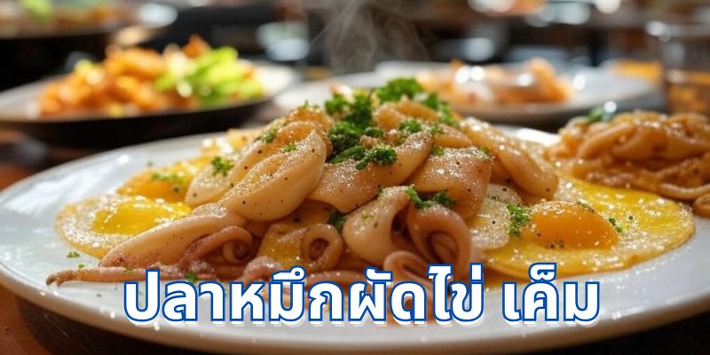 ปลาหมึกผัดไข่เค็ม: สูตรอาหารทะเลสุดอร่อยที่ทำง่ายและลงตัว