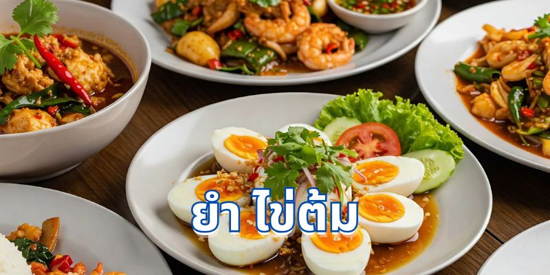 สูตรอาหารยํา ไข่ต้ม: เมนูรสแซ่บทำง่าย อร่อยครบรส
