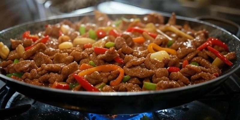 ขั้นตอนการทำเนื้อผัดน้ำมันหอย