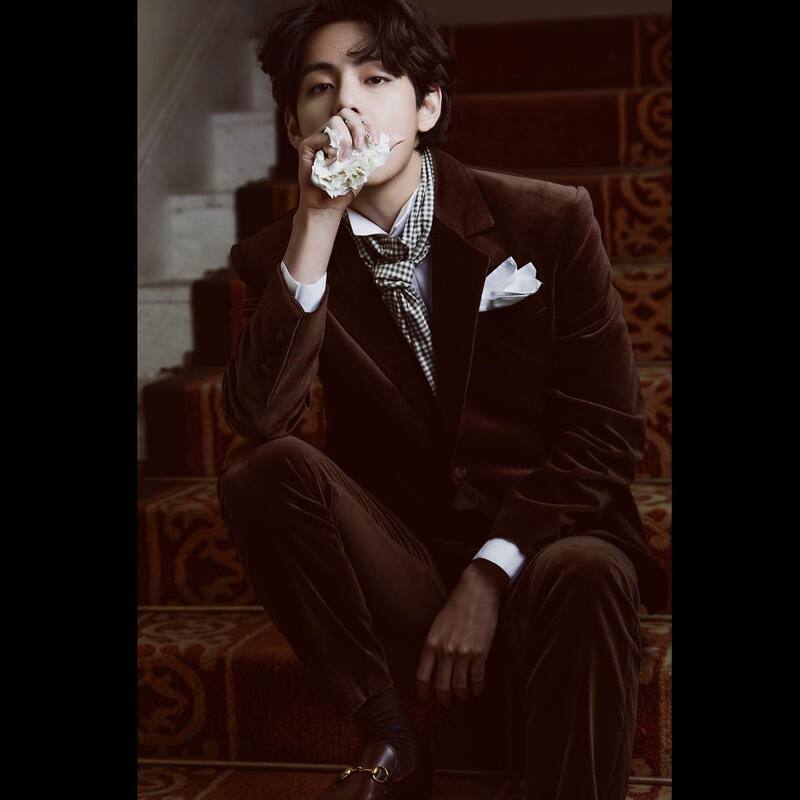 A stunning photo collection of V BTS V showcasing his cool, sexy, edgy, high-fashion, and manwear-inspired style 10
