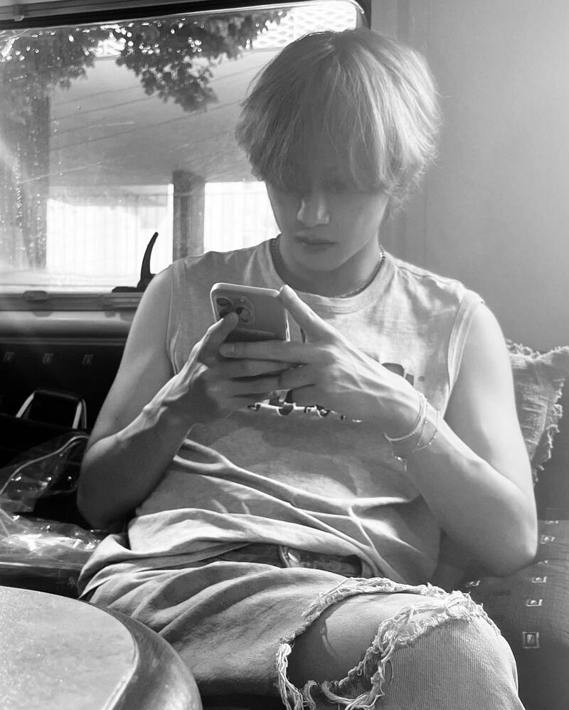 A stunning photo collection of V BTS V showcasing his cool, sexy, edgy, high-fashion, and manwear-inspired style 19