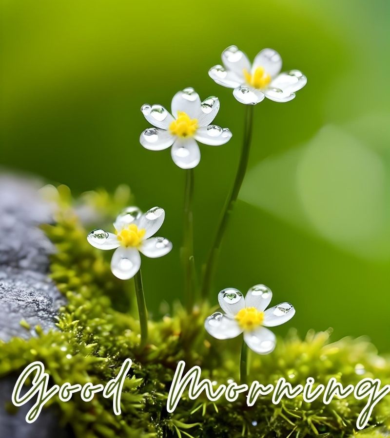 flower good morning images