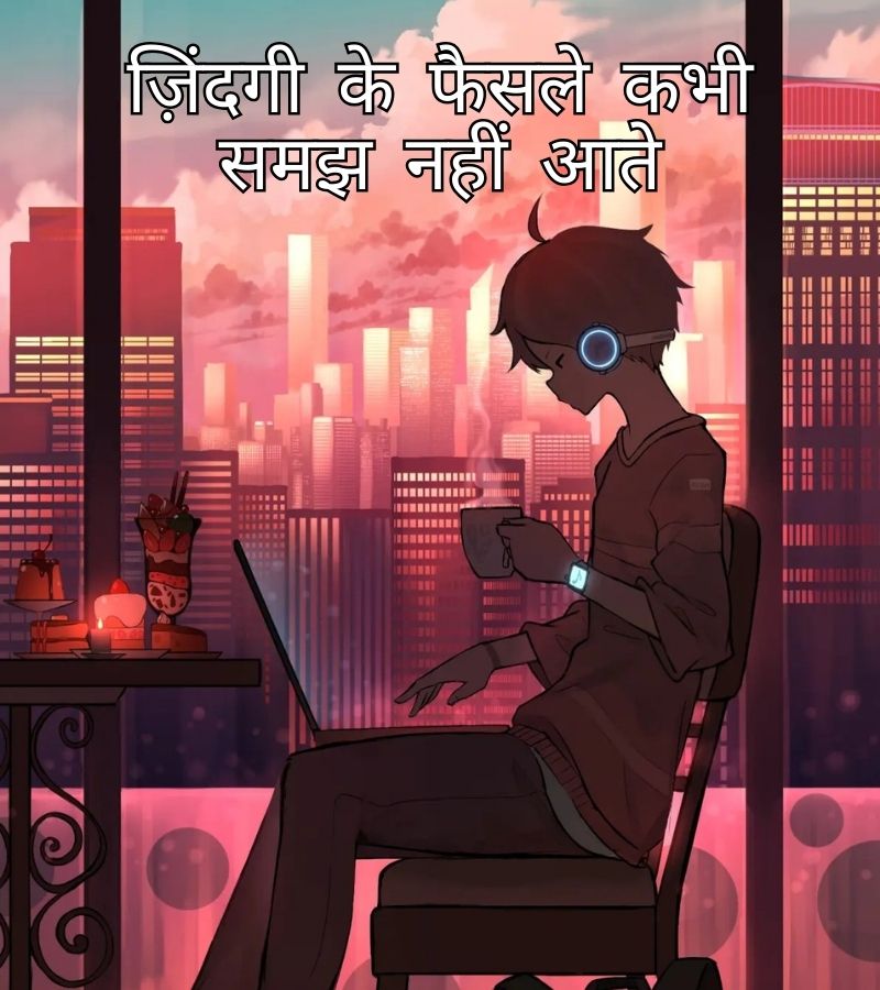 sad shayari write