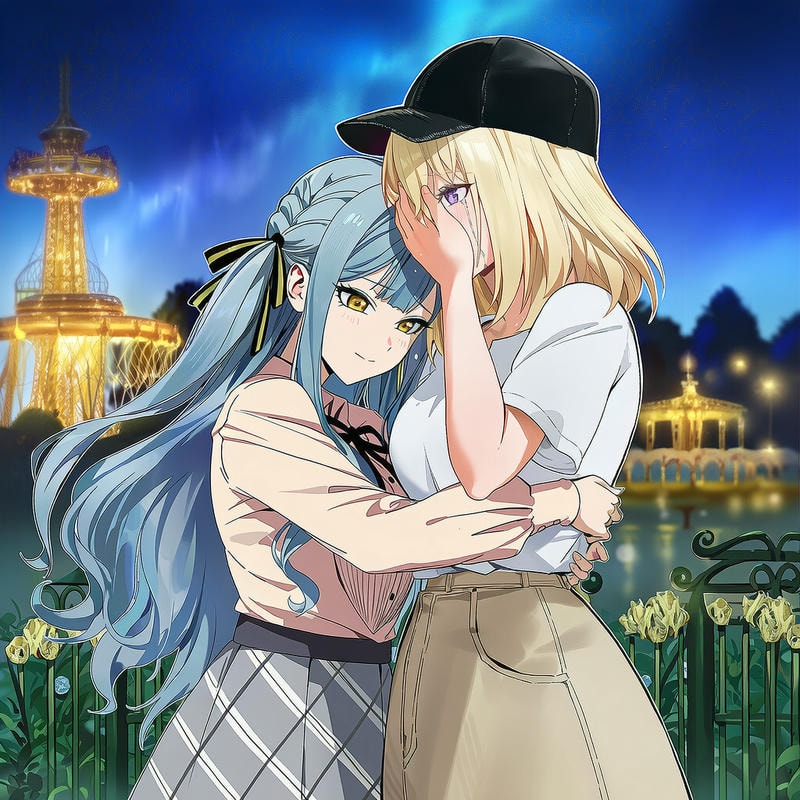 green yuri anime