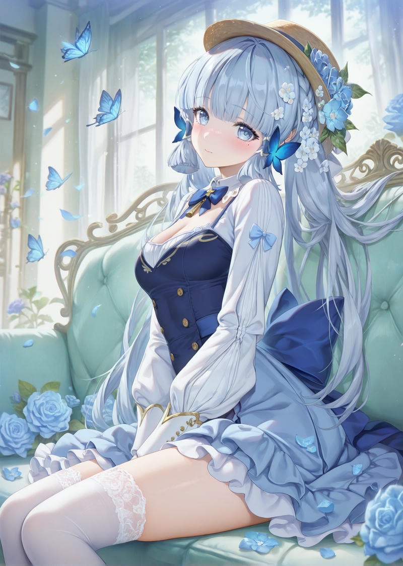 kamisato ayaka wallpaper 4k