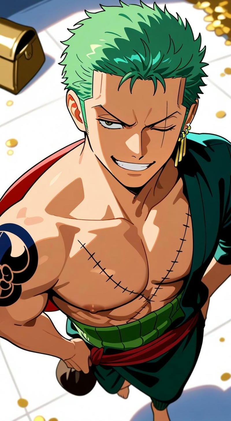 zoro earrings anime